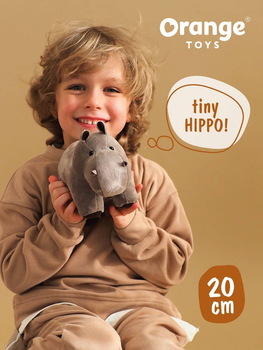 Peluche Orange Life Hippopotame (20cm)