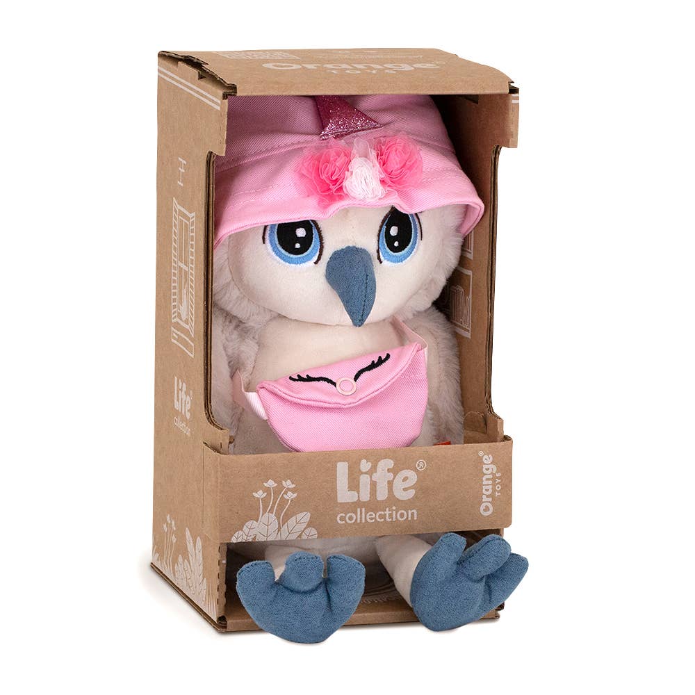 Peluche Lisa la chouette licorne 20 cm