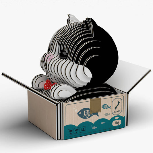 Maquette 3D EUGY 089 Chat Tuxedo – vue 2