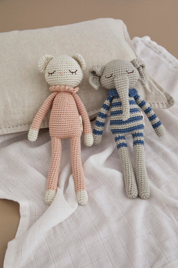 Doudou Tiffani l'Ourson Rose