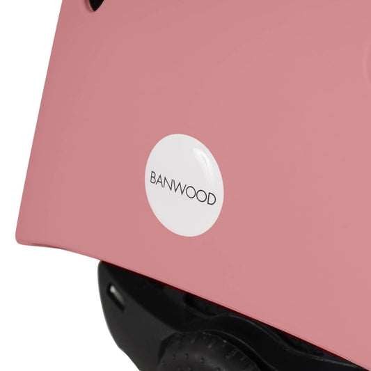 casque enfant eco framboise banwood