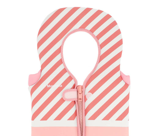 Gilet de flottation et d'apprentissage Stripes Bloom & Blush