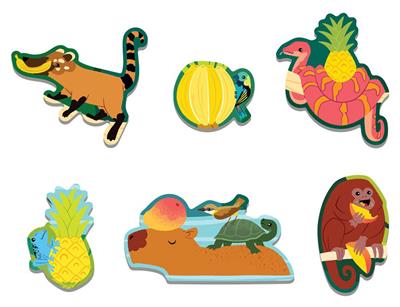 Puzzle Jungle Mudpuppy 60 pièces - boîte