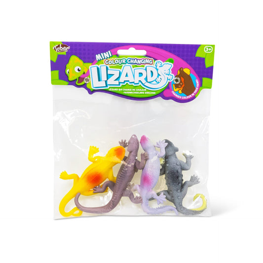 Mini Lézards Changeant de Couleur – Lot de 4