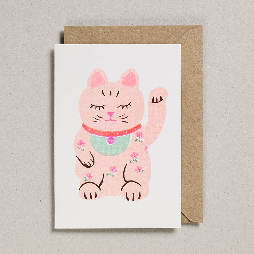 Carte Riso - Chat Chanceux