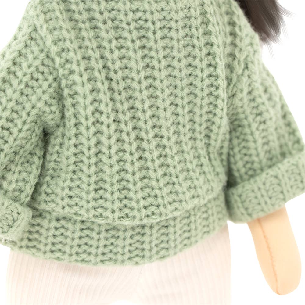 Poupée Lilu avec pull vert 32 cm