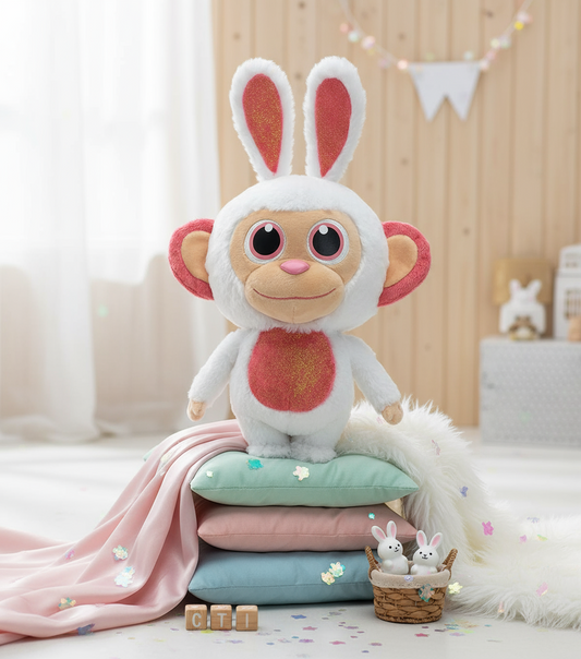 Peluche Parfumée Singe Lapin