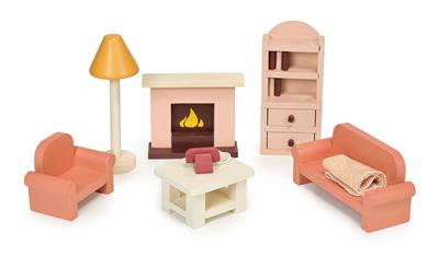 Mentari Avenue Chestnut: SALON 20x20x13cm, 15 pièces, en bois, en boîte, 3+