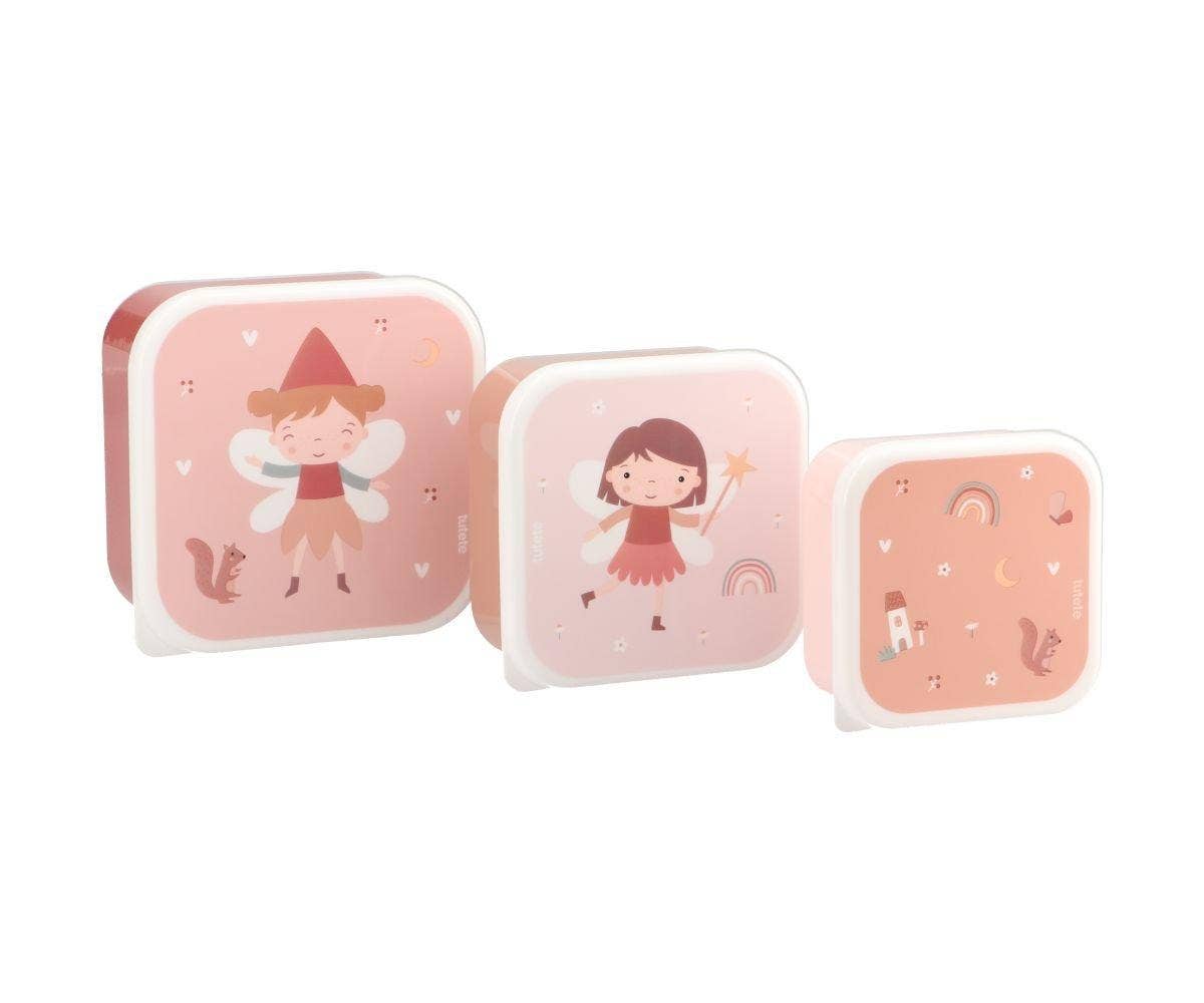 3 Boîtes à Déjeuner Fées Sauvages