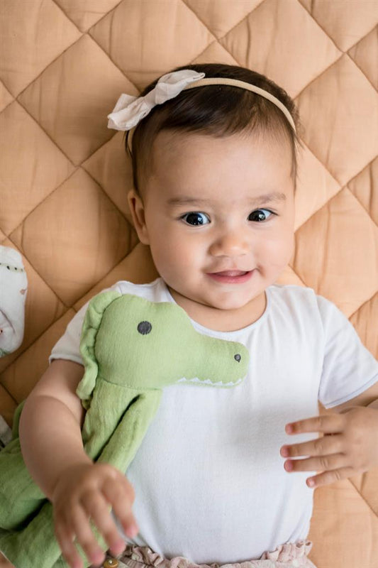 Doudou Crocodile avec Support de Dentition – vue produit 2