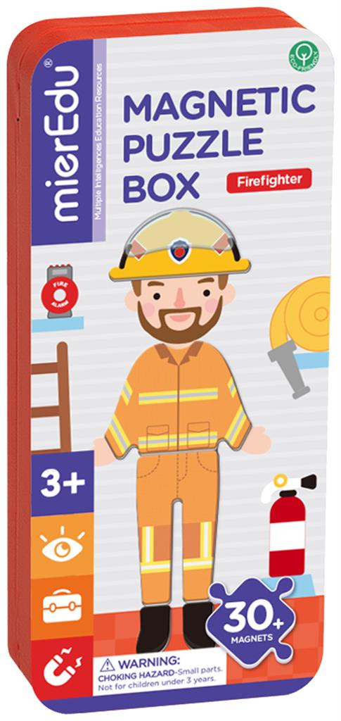 Boîte De Puzzle Magnétique - Pompier