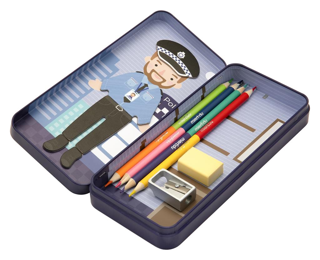 Boîte De Puzzle Magnétique - Officier de Police