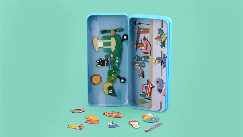 Boîte De Puzzle Magnétique - Avions