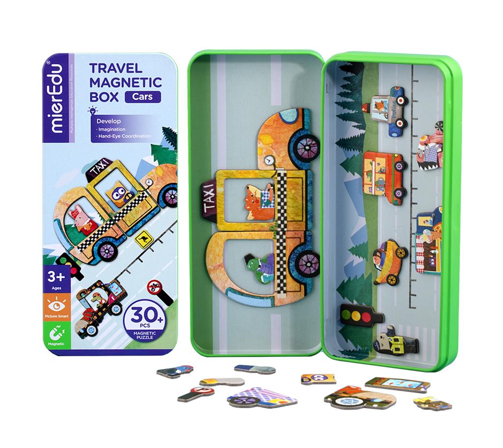 Boîte De Puzzle Magnétique - Véhicules