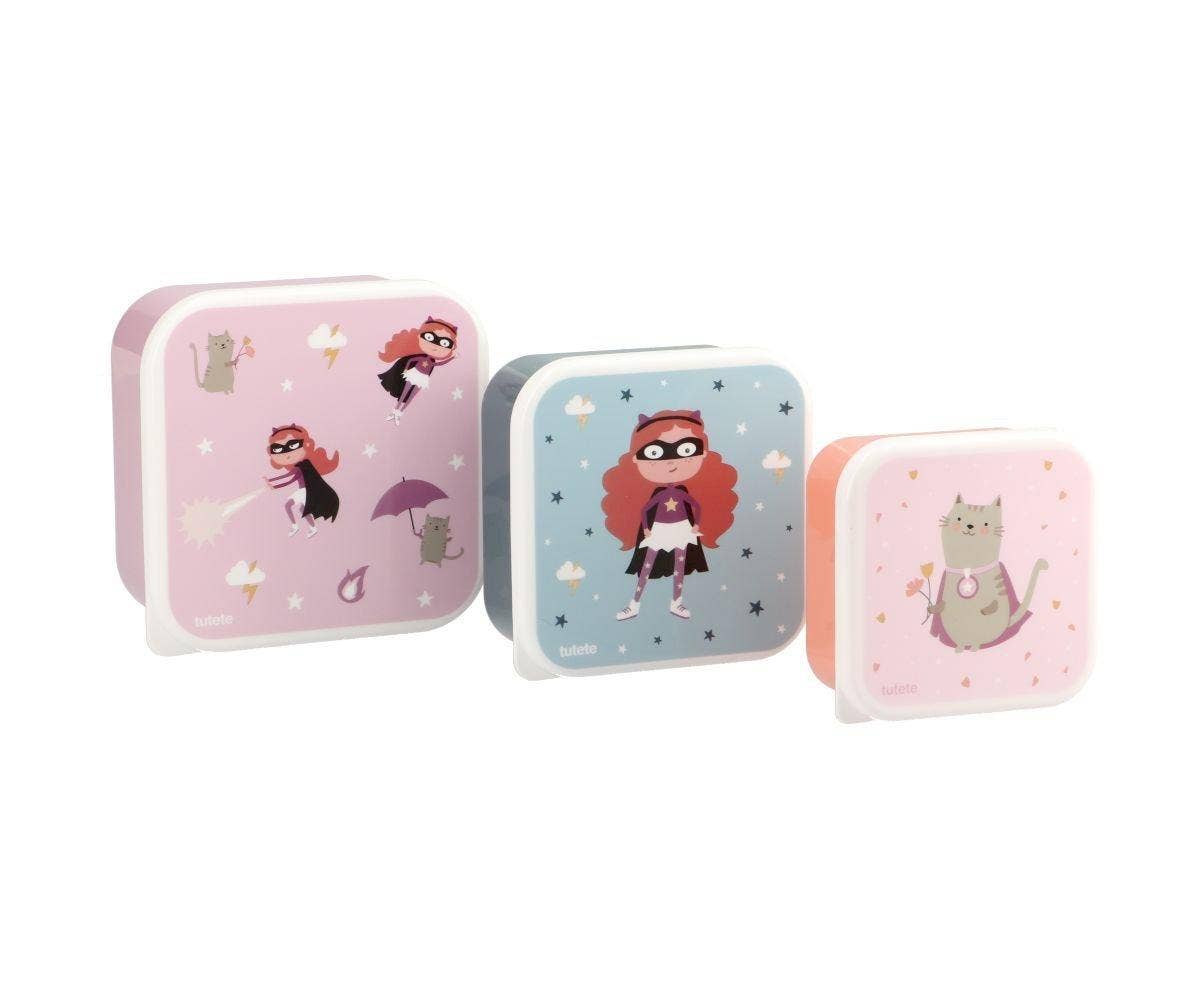 3 Boîtes à Déjeuner Fille Fantastique