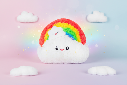Mini Peluche Squishable arc-en-ciel