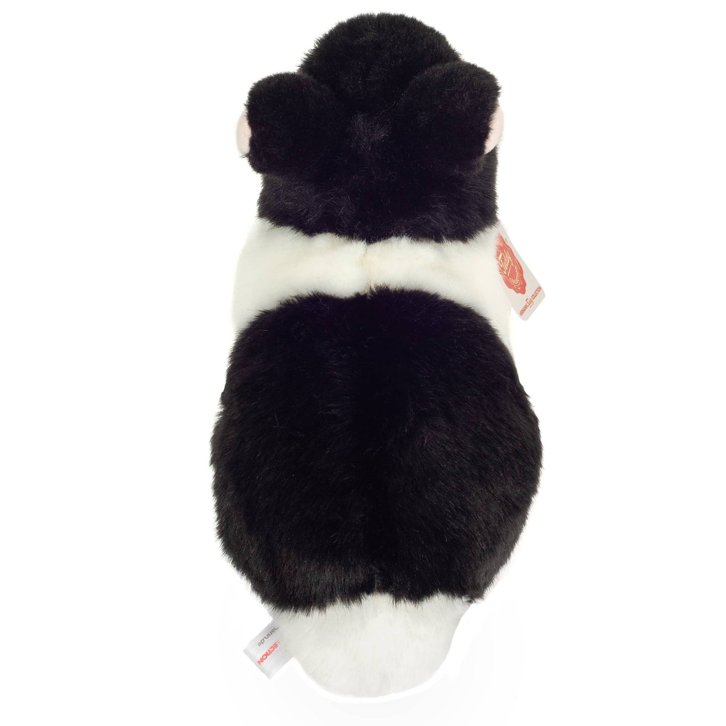 Peluche Lapin noir et blanc