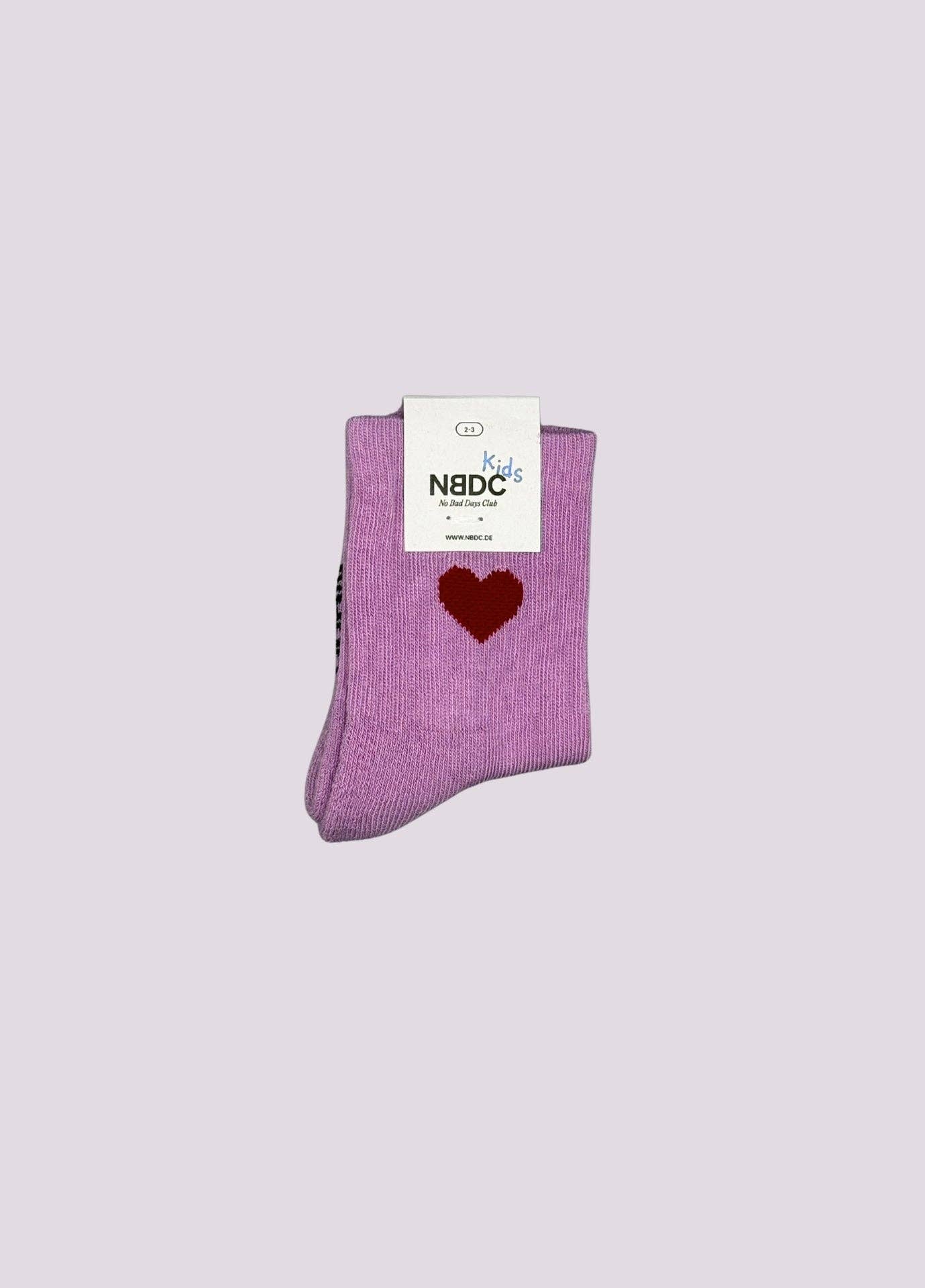 Chaussettes Bébé/Enfant Cœur Rose