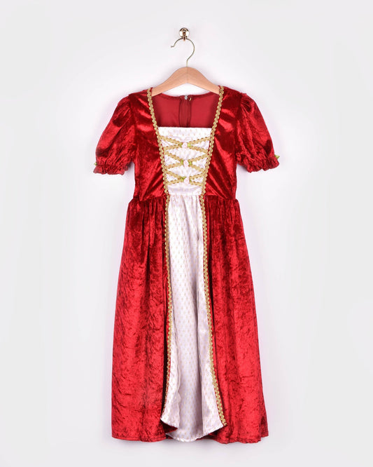 Robe de princesse en velours rouge Den Goda Fen 2-4 ans (98-104 cm)