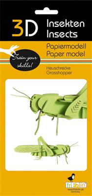 Modèle En Papier 3D - Sauterelle – vue produit 3