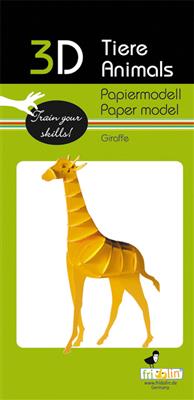 Modèle En Papier 3D - Girafe