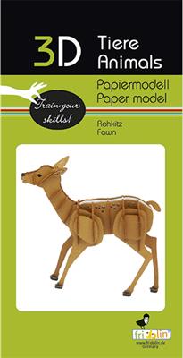 Modèle En Papier 3D - Faon – vue produit 3