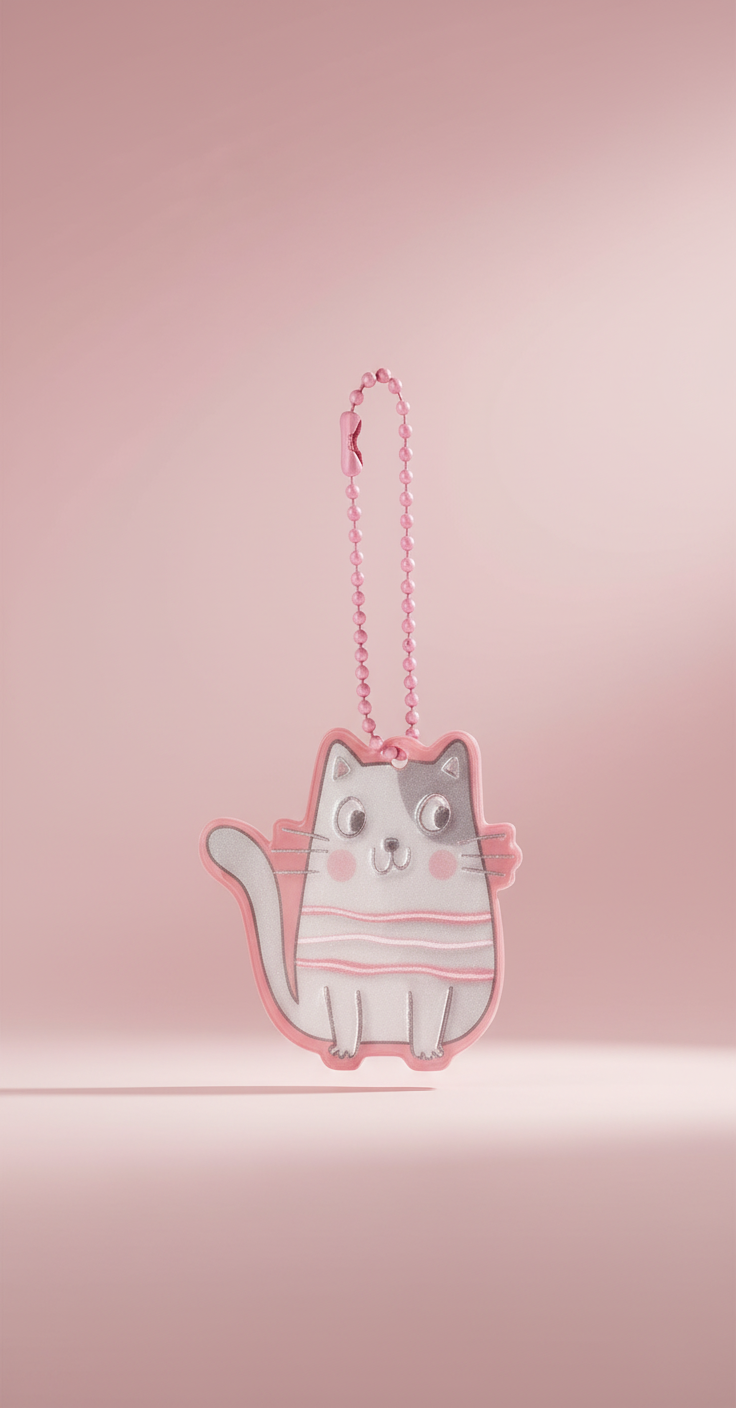 Pendentif Réflecteur Chat – vue produit 2