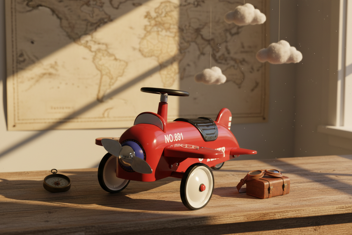 Porteur Avion Rouge – vue produit 2