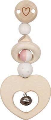 Goki Baby Clip: COEUR H15cm, bois