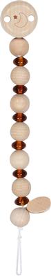 Goki Baby Accroche Tétine: AMBRE L21cm, bois, en boîte fenêtre