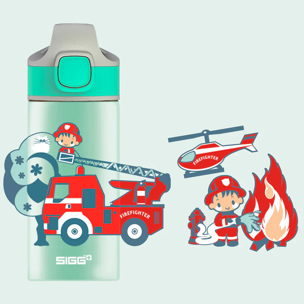 Gourde enfant Miracle Kids Alu Fireman 0.4 L