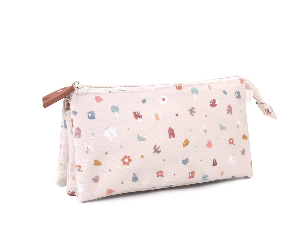 Trousse 3 Compartiments Nature Géométrique