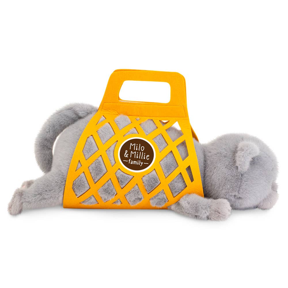Peluche de Milo & Millie, Milo le chat gris (56 cm)-0+