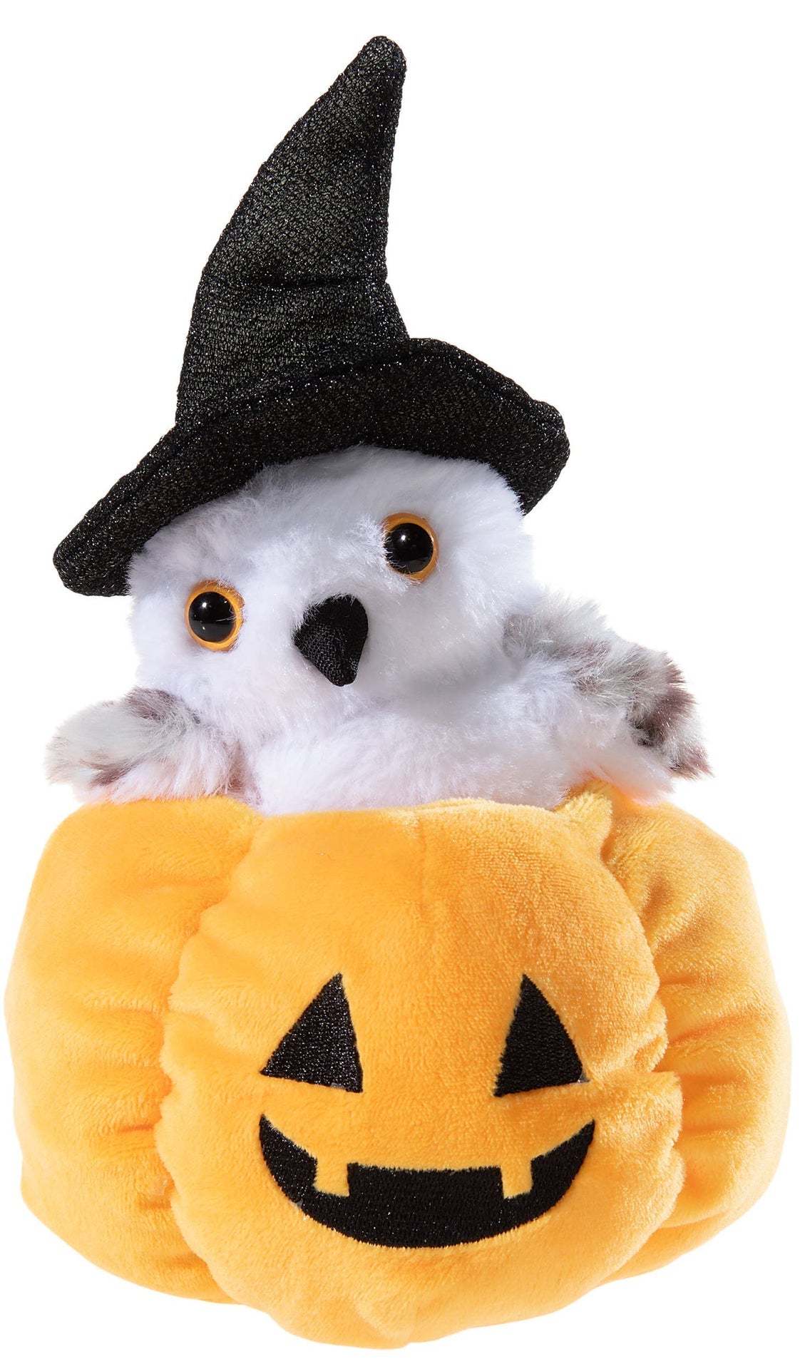 Peluche Halloween Peek-A-Boo Chouette - 16 cm