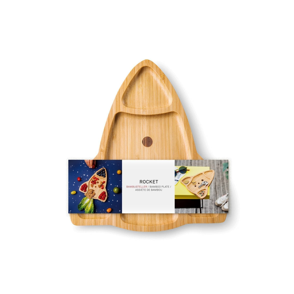Vue complémentaire : Assiette Bambou Fusée – Donkey Products