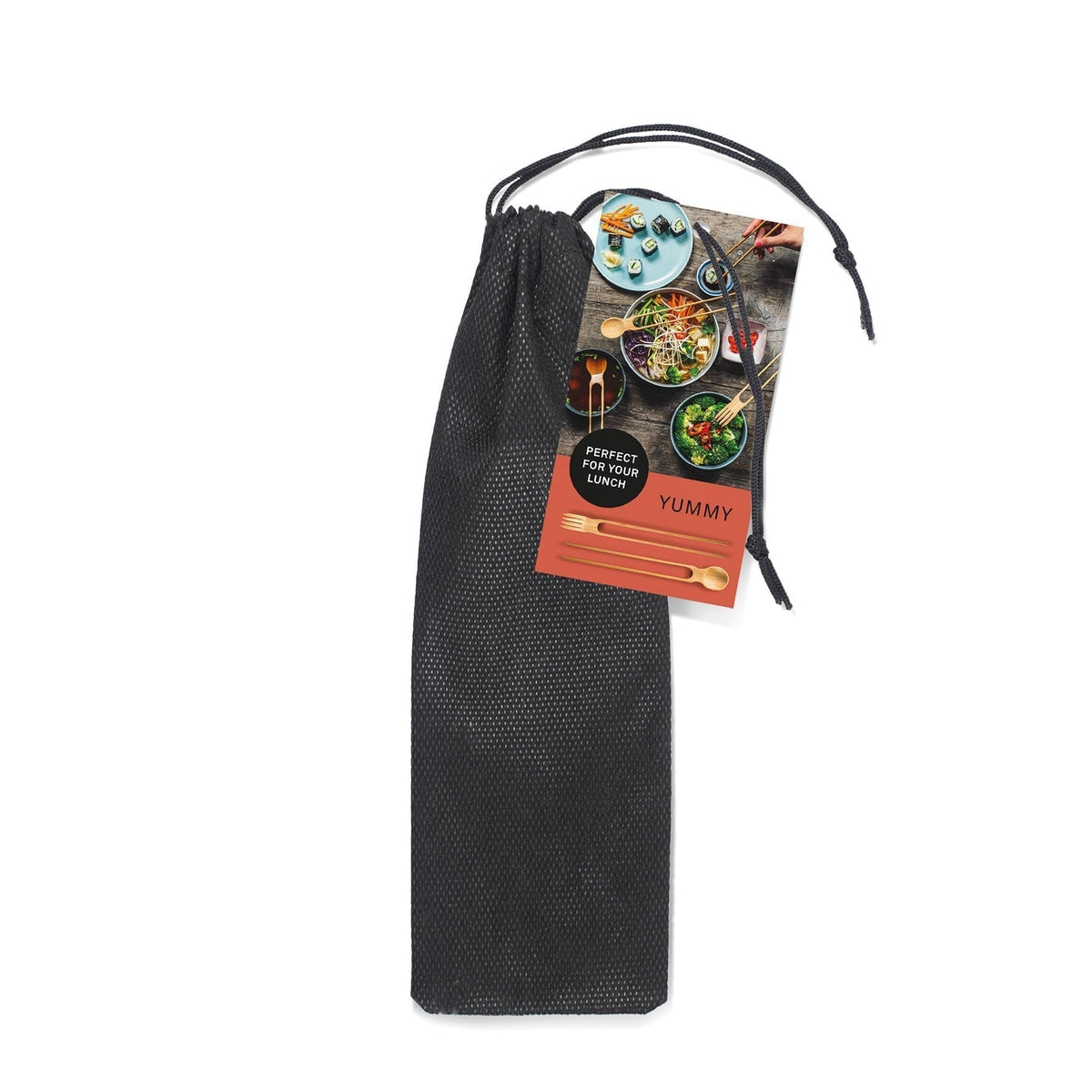 Vue complémentaire : Baguettes Couverts Bambou Yummy – Donkey Products