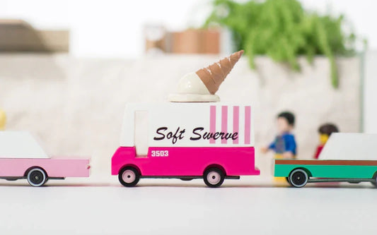 Camionette en Bois Candycar World - Glacier – vue produit 2