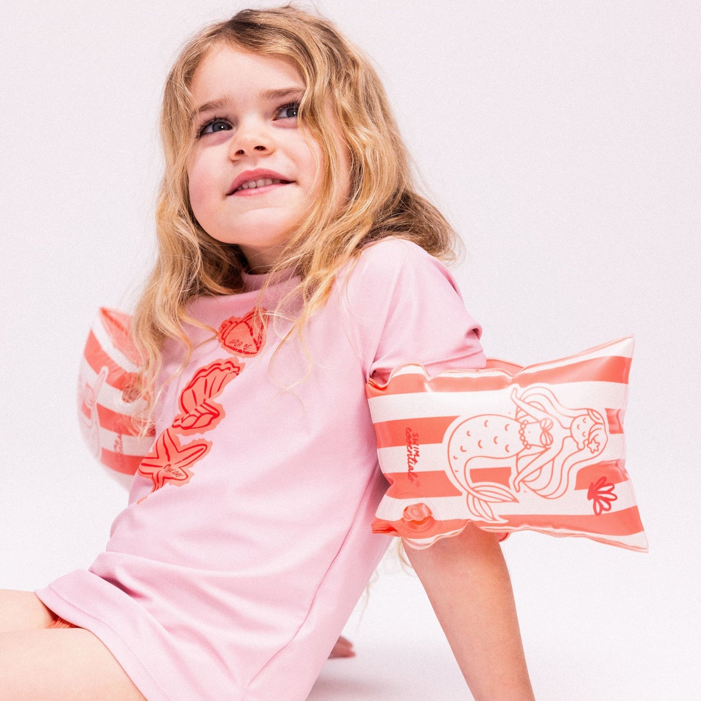 Arm Bands - Pink - Mermazing - 2/6 Years