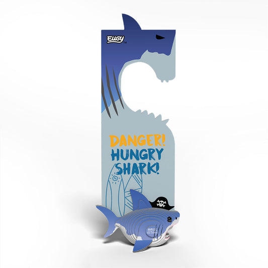 Maquette 3D EUGY D019 Accroche-porte Requin – vue 2