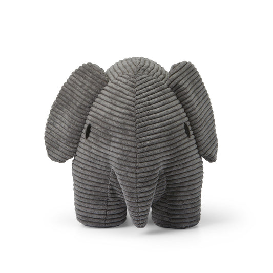 Peluche Éléphant Velours Côtelé