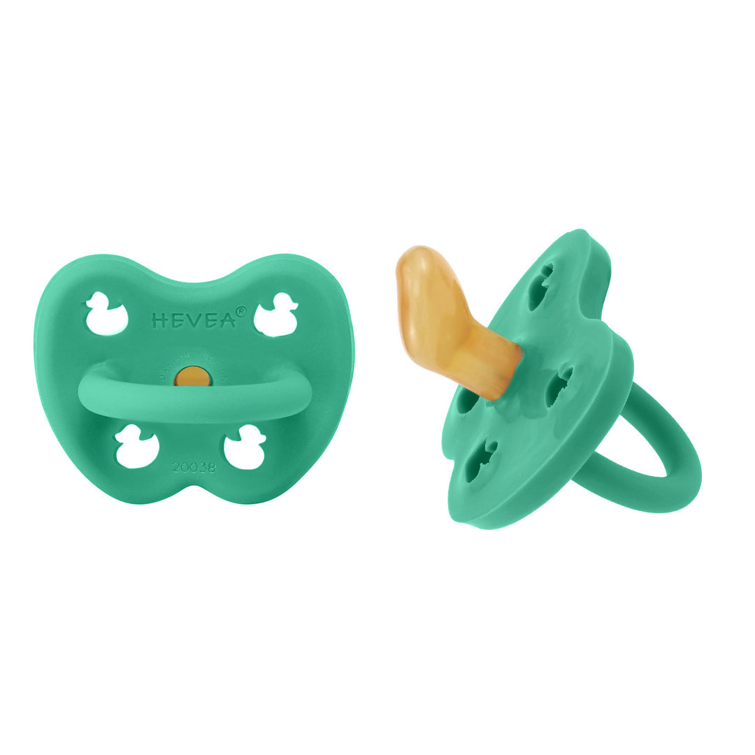 Pack de 2 Sucettes Canard Pop of Green