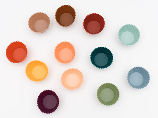 Paquete de 12 tazas de muffins