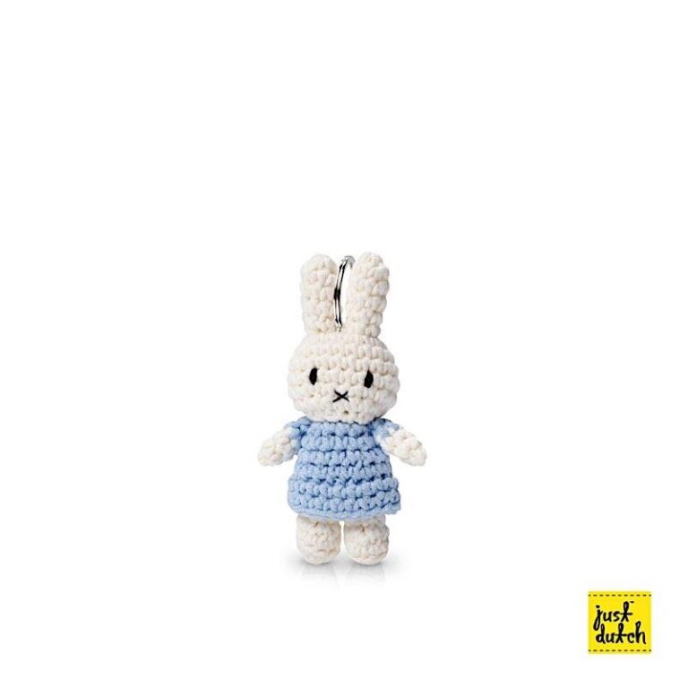 Porte-clés Miffy bleu pastel - Just Dutch