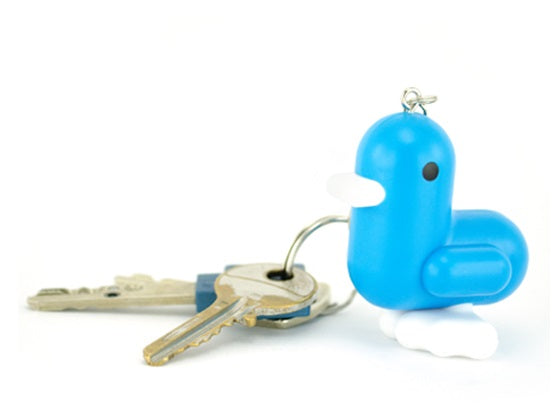 Porte-clés Canard Cyan CMYK