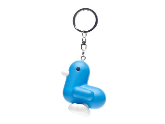 Porte-clés Canard Bleu Fluo