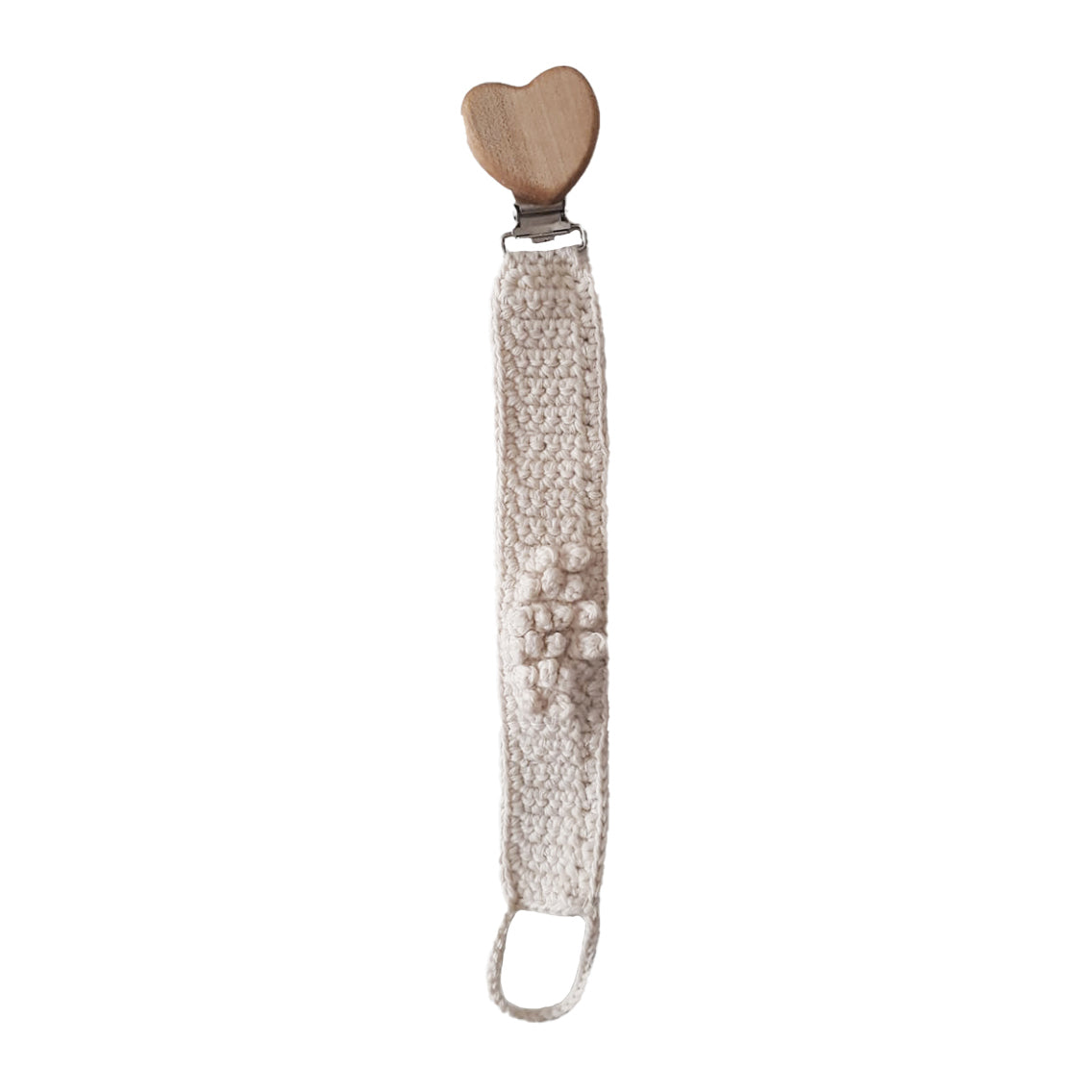 Attache-sucette en Crochet