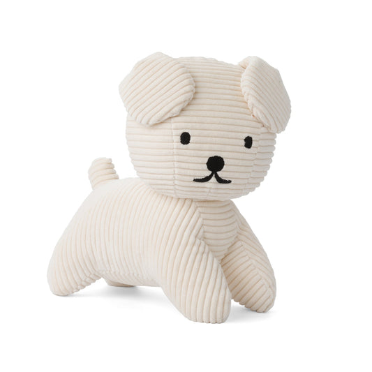 Peluche Chien Snuffy Velours Côtelé M