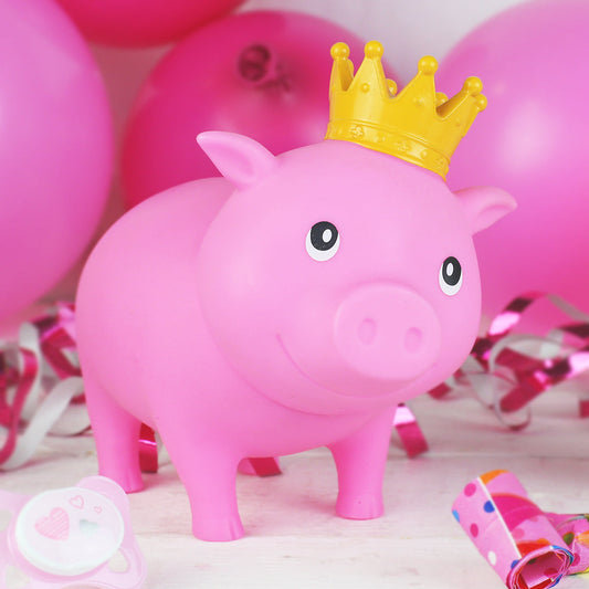 Cochon Rose Couronne - vue 2