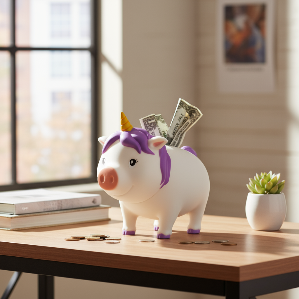 Cochon Licorne Blanche - vue 9