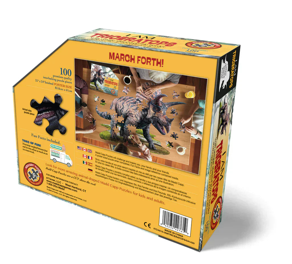 Puzzle I Am Lil' - Tricératops